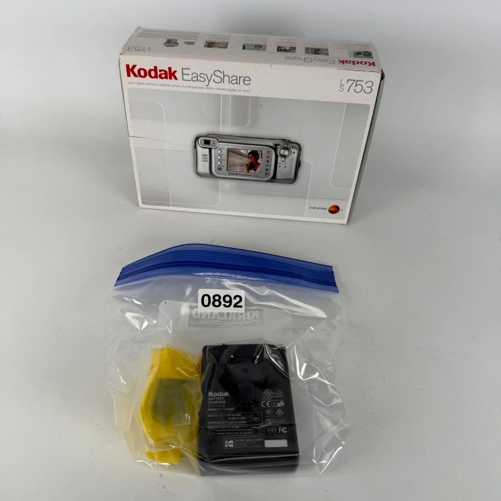 K5000 Kodak Li-Ion Rapid Battery Charger for EasyShare Series Black Kodak LS753
